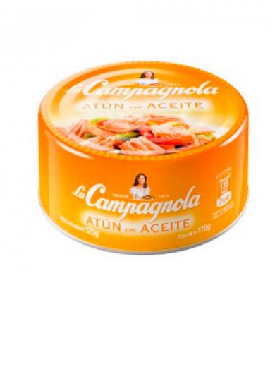 ATUN EN ACEITE LA CAMPAGNOLA 24X170g